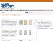 Tablet Screenshot of images.indianahistory.org